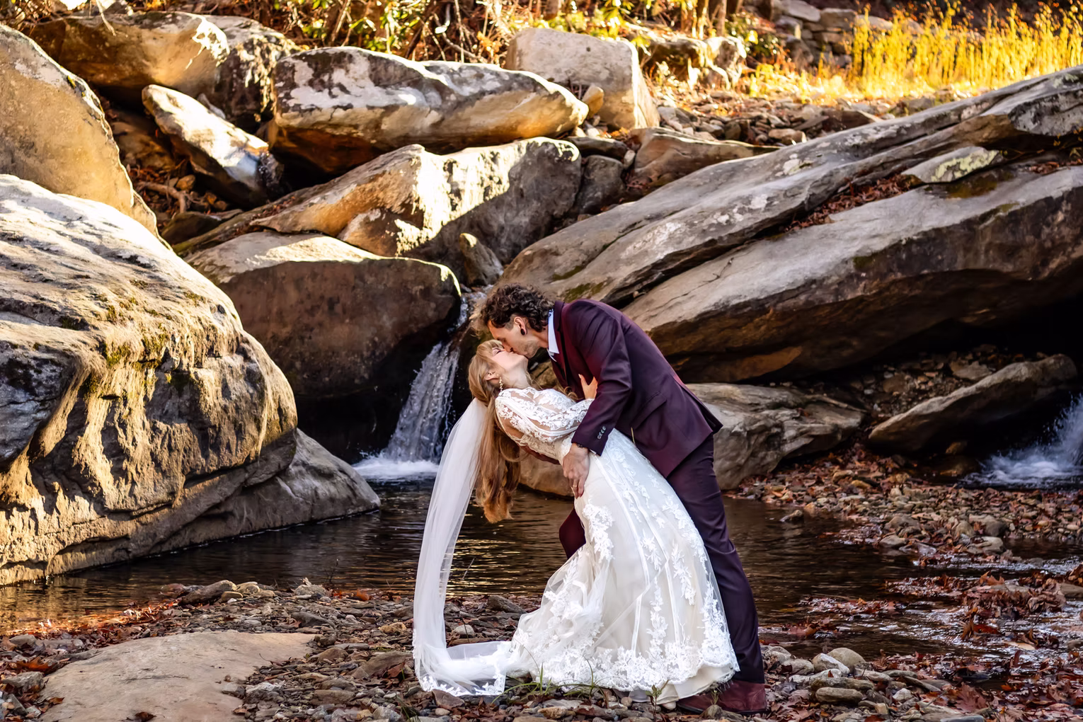 Haylee Johnson wedding photography — Blue Ridge ceremony moment